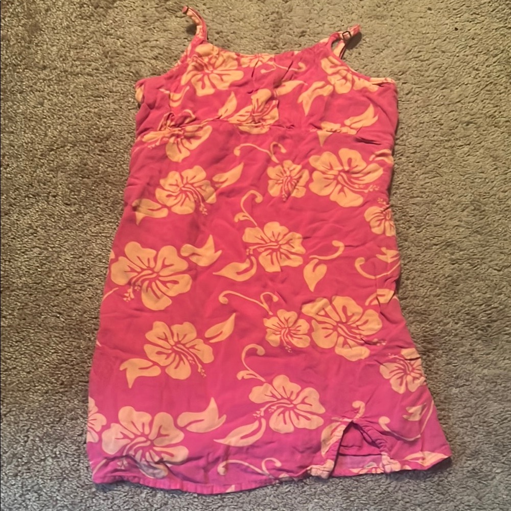 Abercrombie Kids Floral Pink Dress